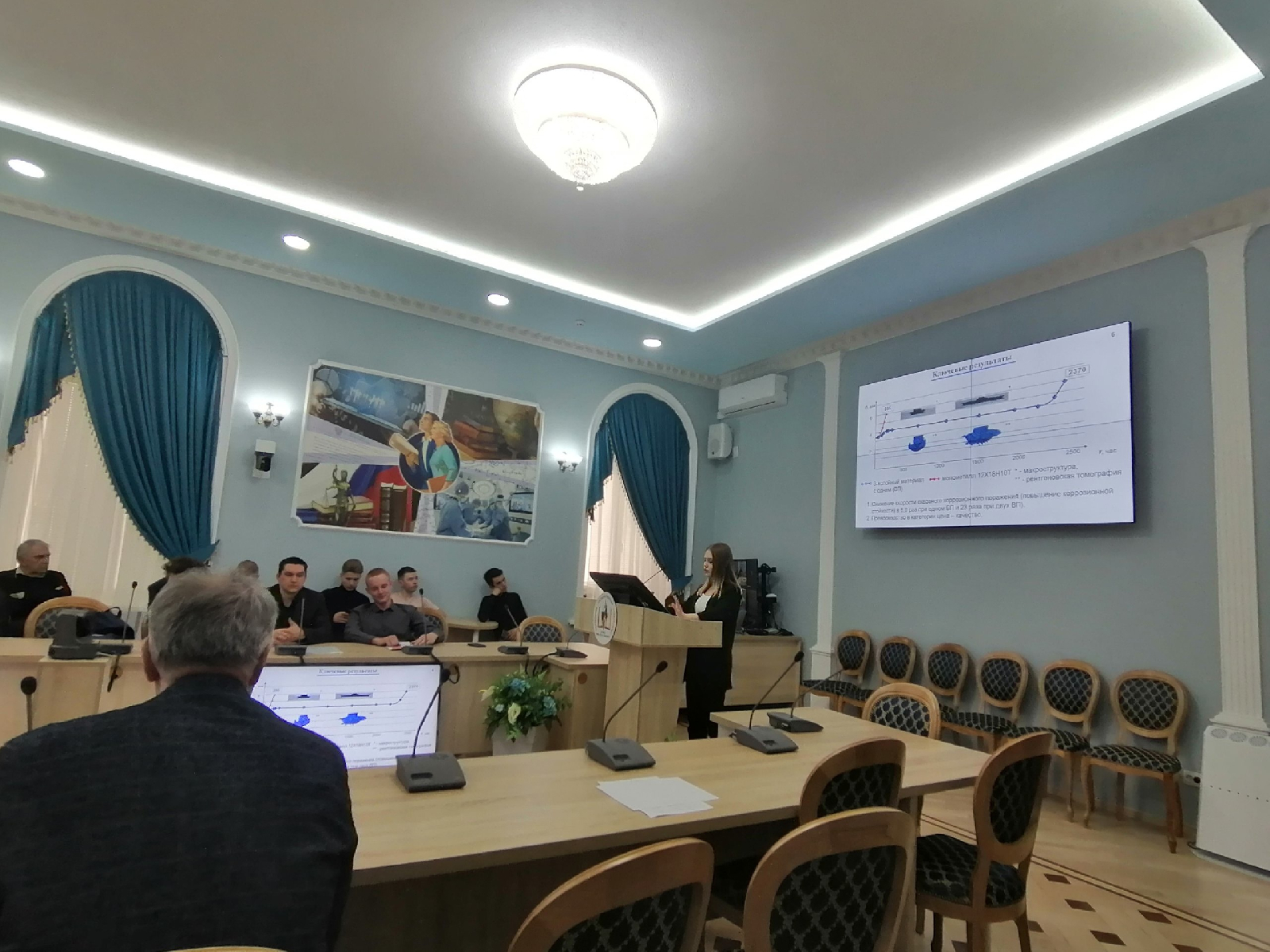 Студенты первого курса приняли участие во Всероссийской научно-технической конференции